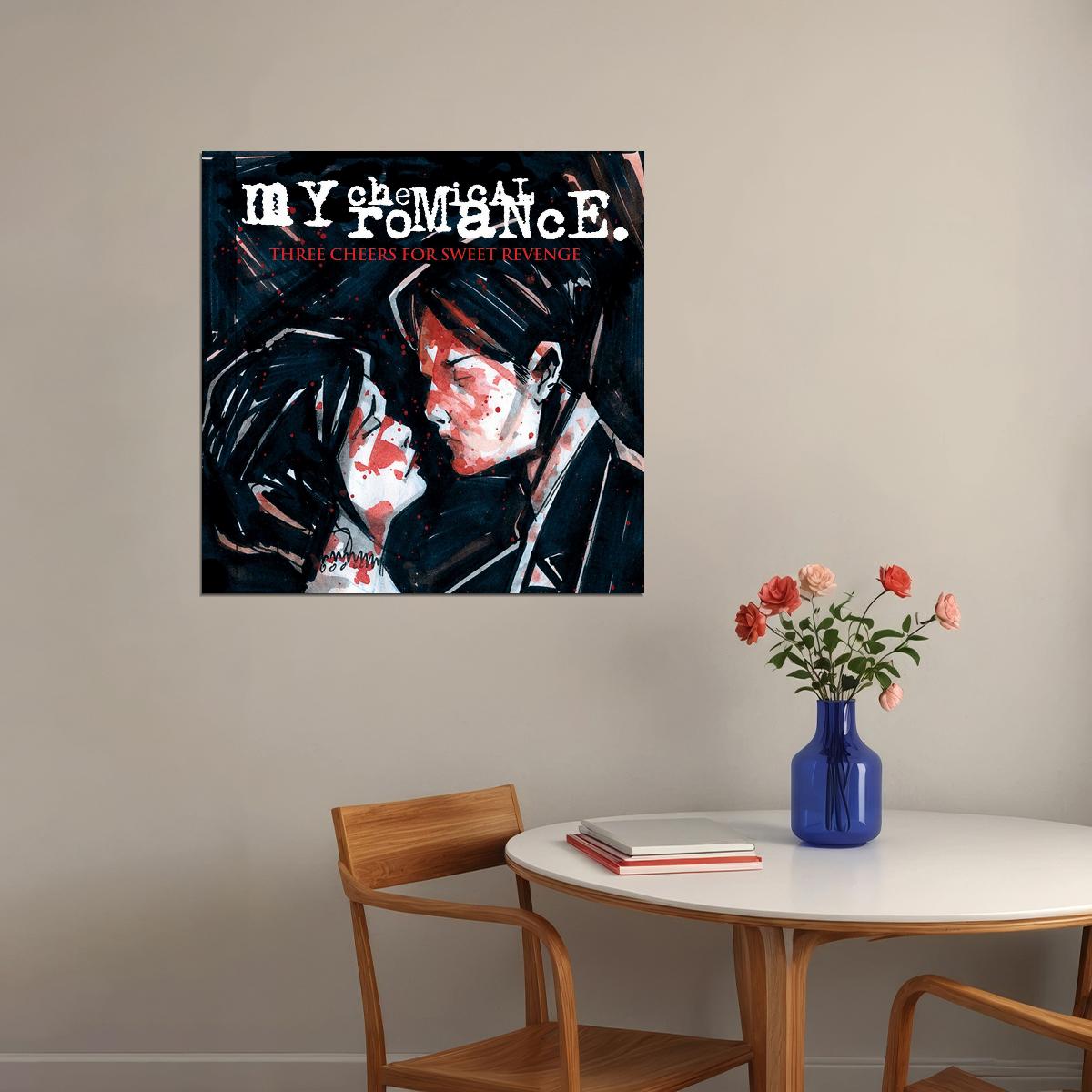 My Chemical Romance Three Cheers Album Cover Art Music Poster Famous Band Wall Print