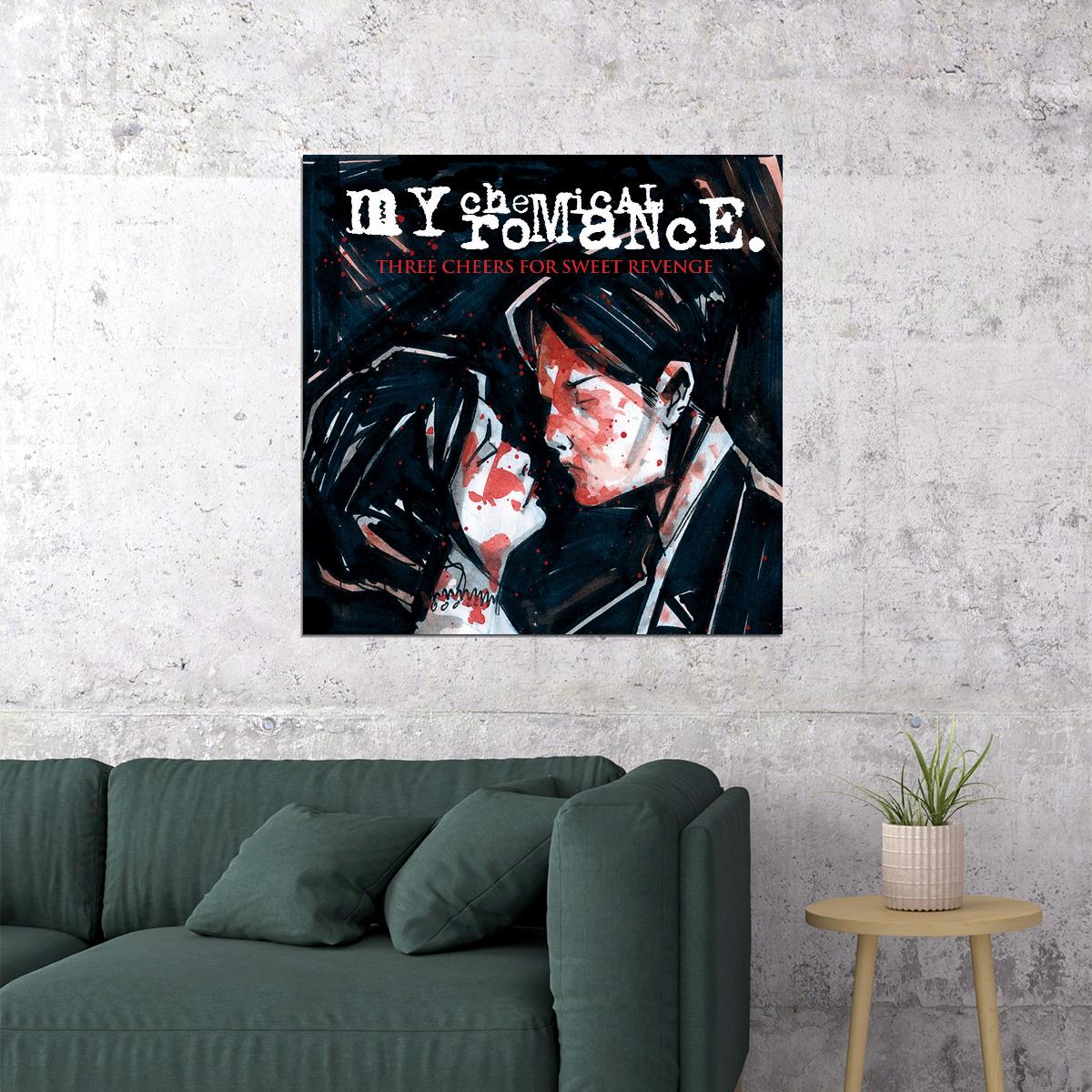 My Chemical Romance Three Cheers Album Cover Art Music Poster Famous Band Wall Print