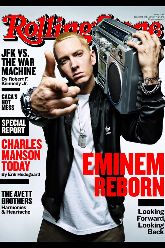 Rolling Stone Eminem Magazine Cover Music Poster Rapper Wall Art