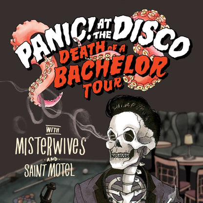 Panic! At The Disco Death Of Bachelor Album Cover Art Rock Music Poster Wall Print