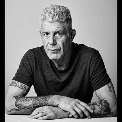 Anthony Bourdain Poster Celebrity Chef Wall Art Travel Host Print