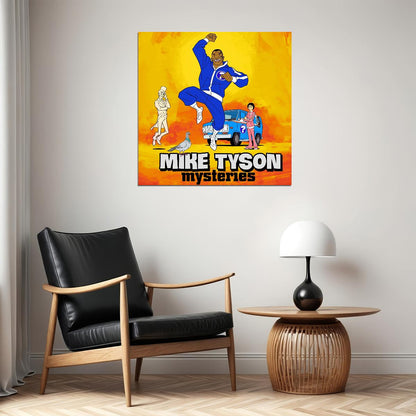 Mike Tyson Mysteries Boxing Poster Motivational Sports Print Wall Art - xonomax