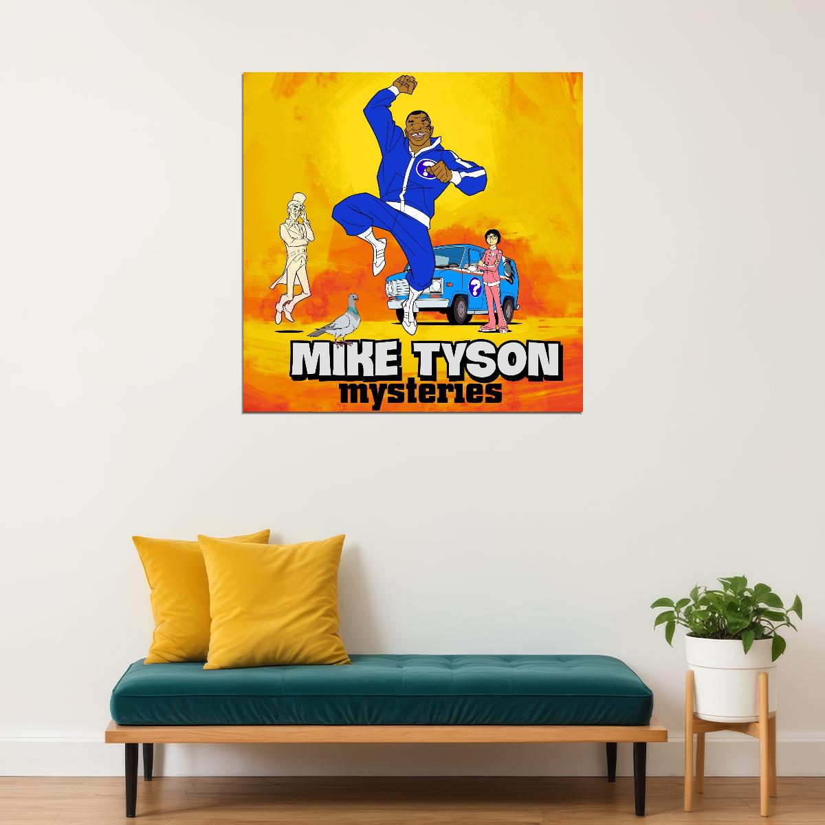 Mike Tyson Mysteries Boxing Poster Motivational Sports Print Wall Art - xonomax