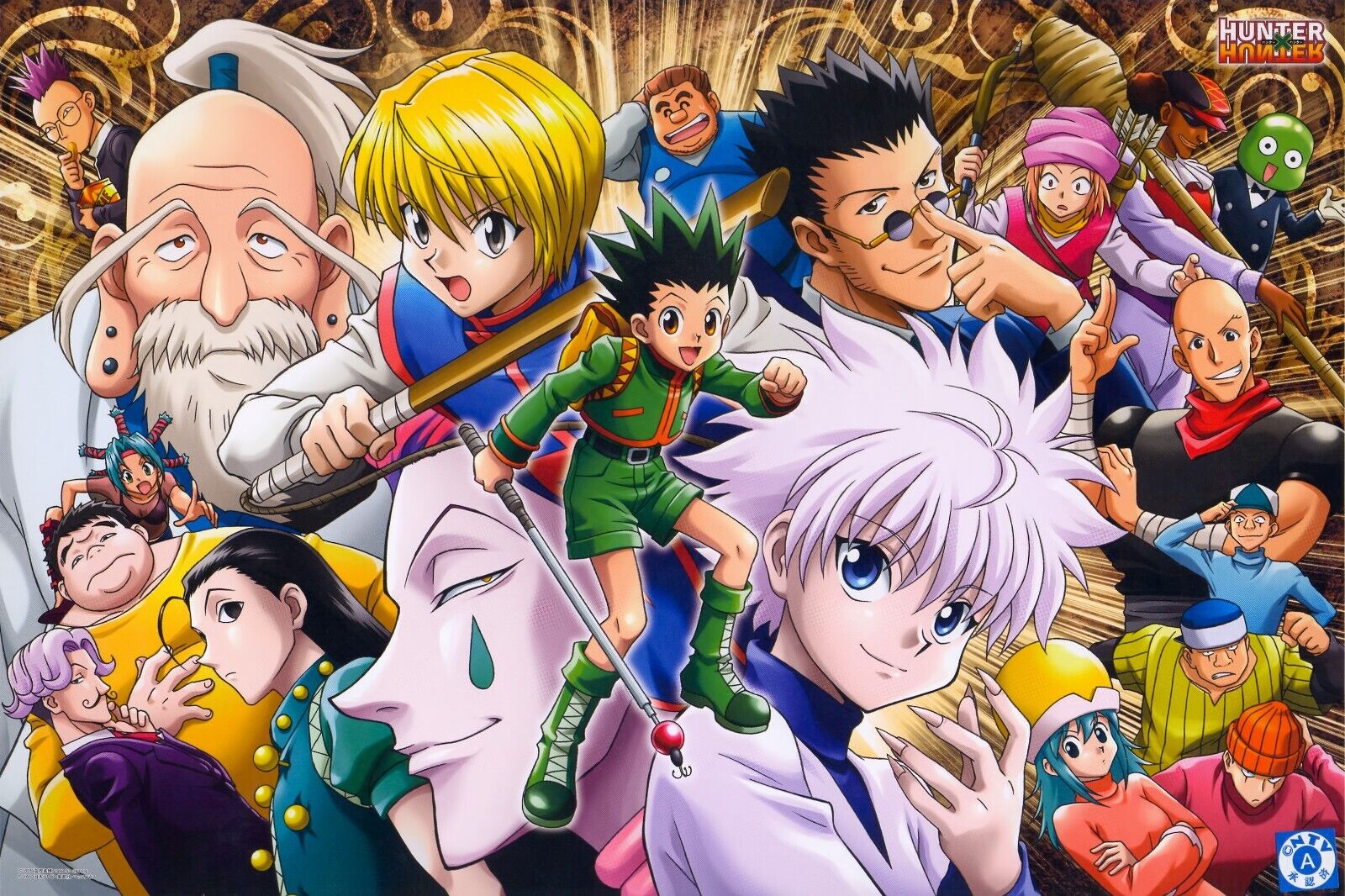 Hunter X Hunter Anime Poster Japanese Animation Wall Art Manga Series Print - xonomax