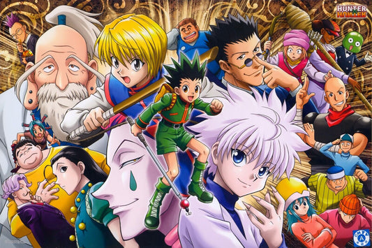 Hunter X Hunter Anime Poster Japanese Animation Wall Art Manga Series Print - xonomax