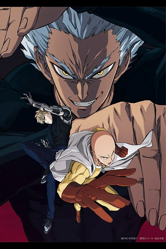 One Punch Man Garou Anime Poster Japanese Manga Art Wall Print - xonomax