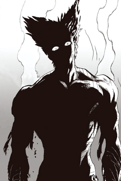 One Punch Man Garou Anime Poster Japanese Manga Art Wall Print - xonomax
