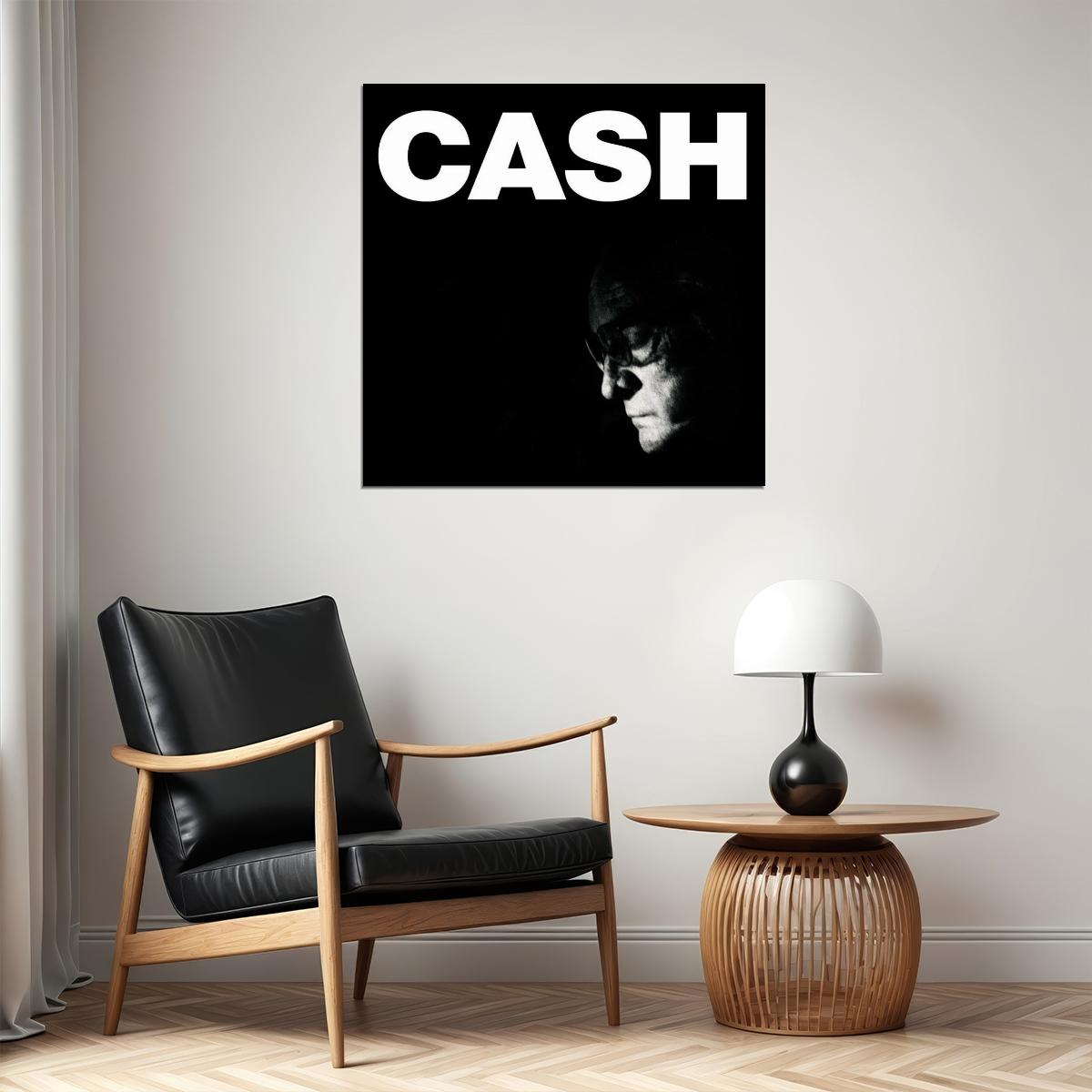 Johnny Cash Music Poster Country Legend Wall Art