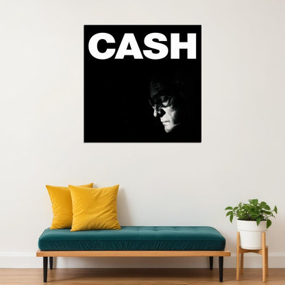 Johnny Cash Music Poster Country Legend Wall Art