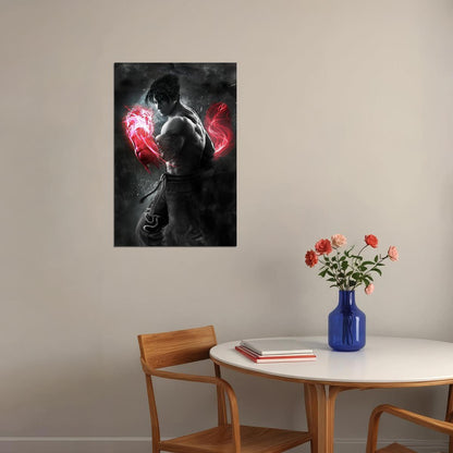 Tekken Jin Character Poster Fighting Video Game Wall Art