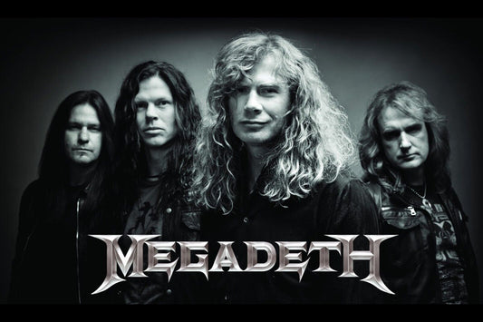 Megadeth Music Poster Iconic Heavy Metal Band Wall Print