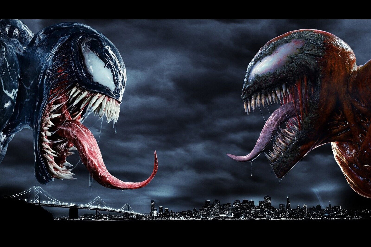 Venom Vs Carnage Marvel Comic Art Superhero Poster