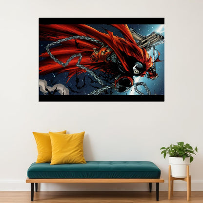 Spawn Comic Book Poster Iconic Antihero Print