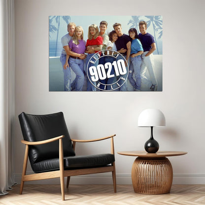 90210 Tv Series Movie Poster Drama Series Wall Art 80s 90s Show Print