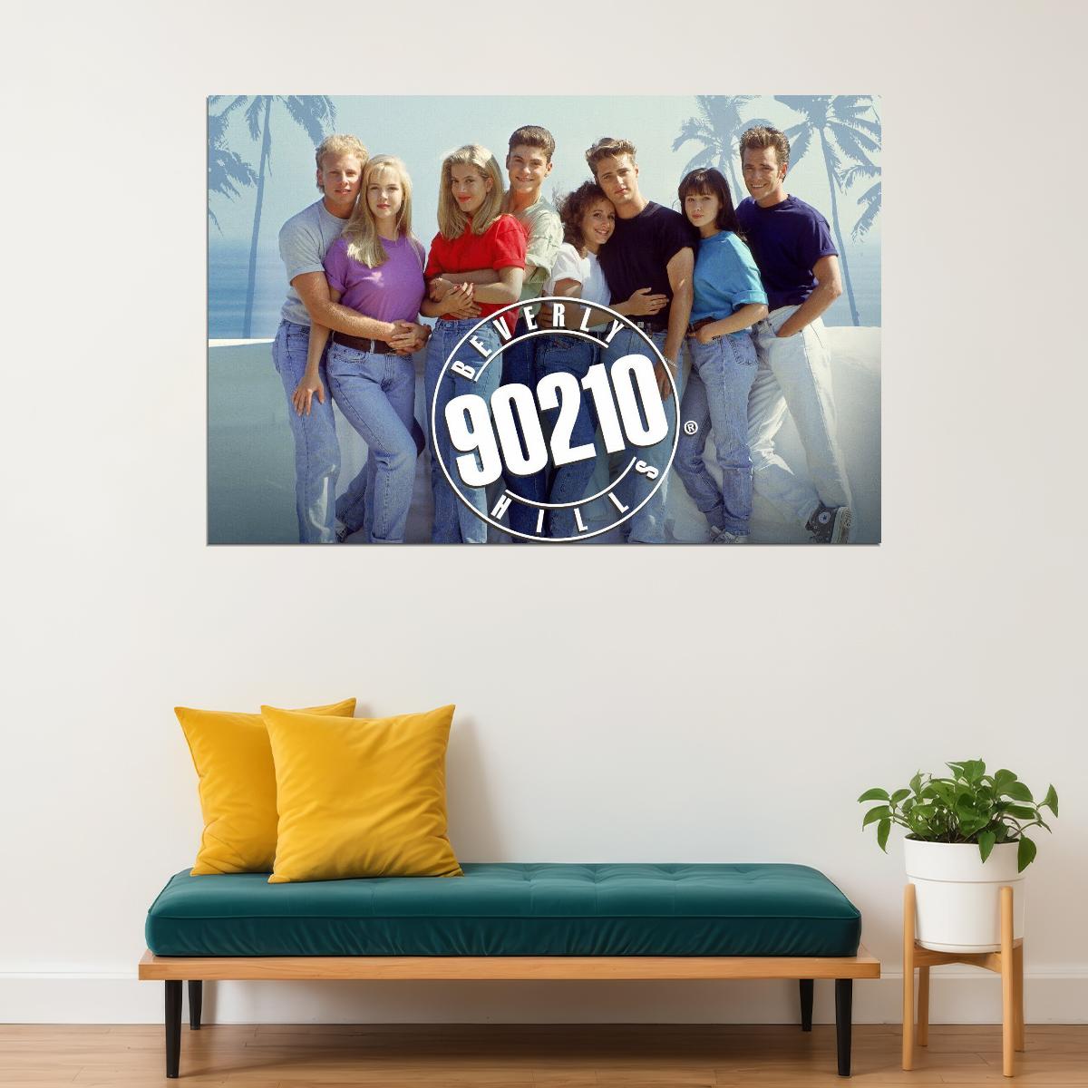 90210 Tv Series Movie Poster Drama Series Wall Art 80s 90s Show Print