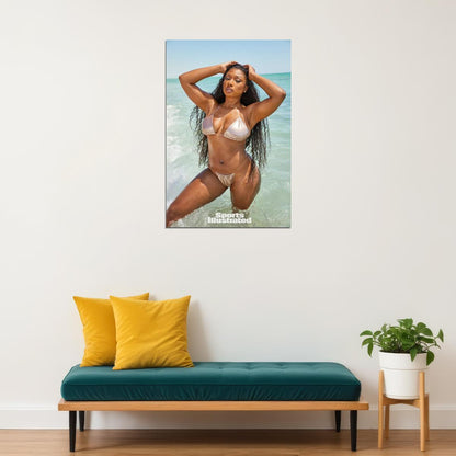 Megan Thee Stallion Music Poster Famous Rapper Wall Print