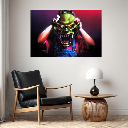 Goosebumps Tv Series Movie Poster Horror Fiction Wall Art R.l. Stine Classic Print