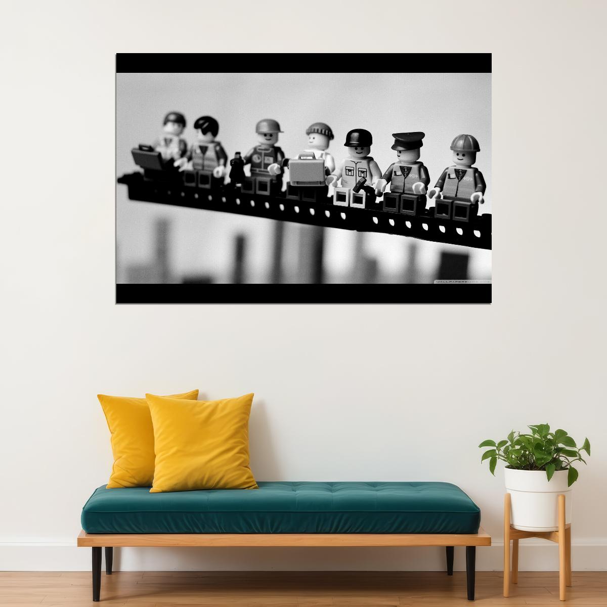 Lego Poster Toy Building Bricks Kids Wall Art - xonomax