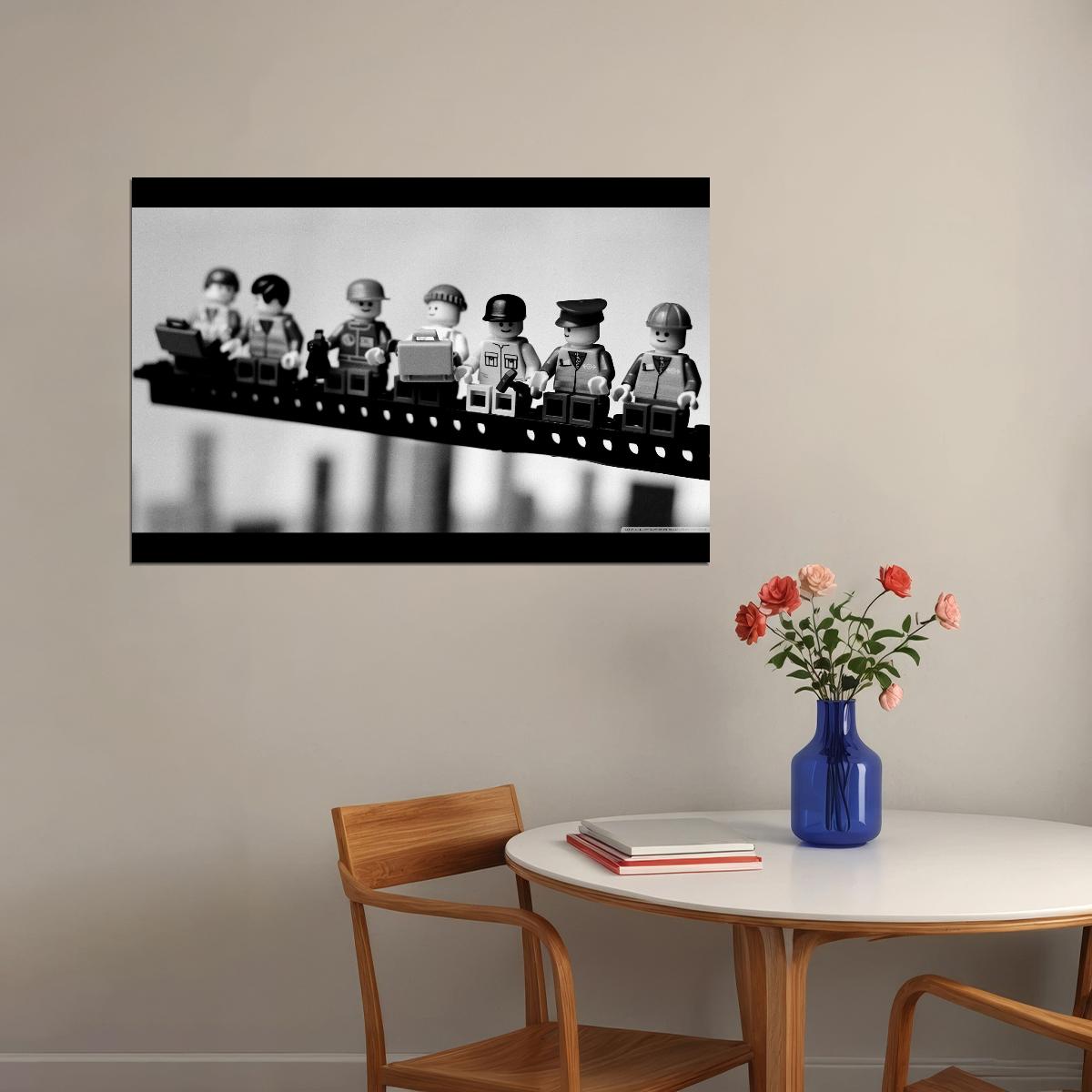 Lego Poster Toy Building Bricks Kids Wall Art - xonomax