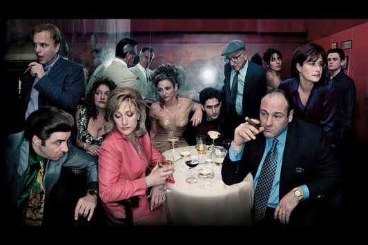 The Sopranos Tv Series Poster Iconic Mafia Drama Art Print