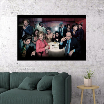 The Sopranos Tv Series Poster Iconic Mafia Drama Art Print