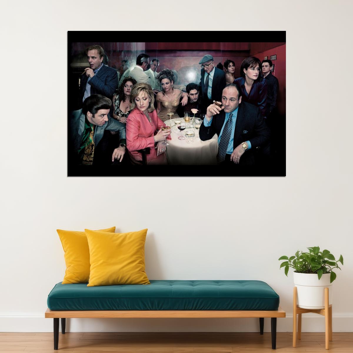 The Sopranos Tv Series Poster Iconic Mafia Drama Art Print