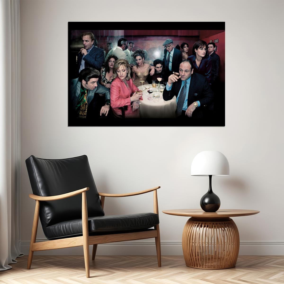 The Sopranos Tv Series Poster Iconic Mafia Drama Art Print