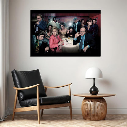 The Sopranos Tv Series Poster Iconic Mafia Drama Art Print