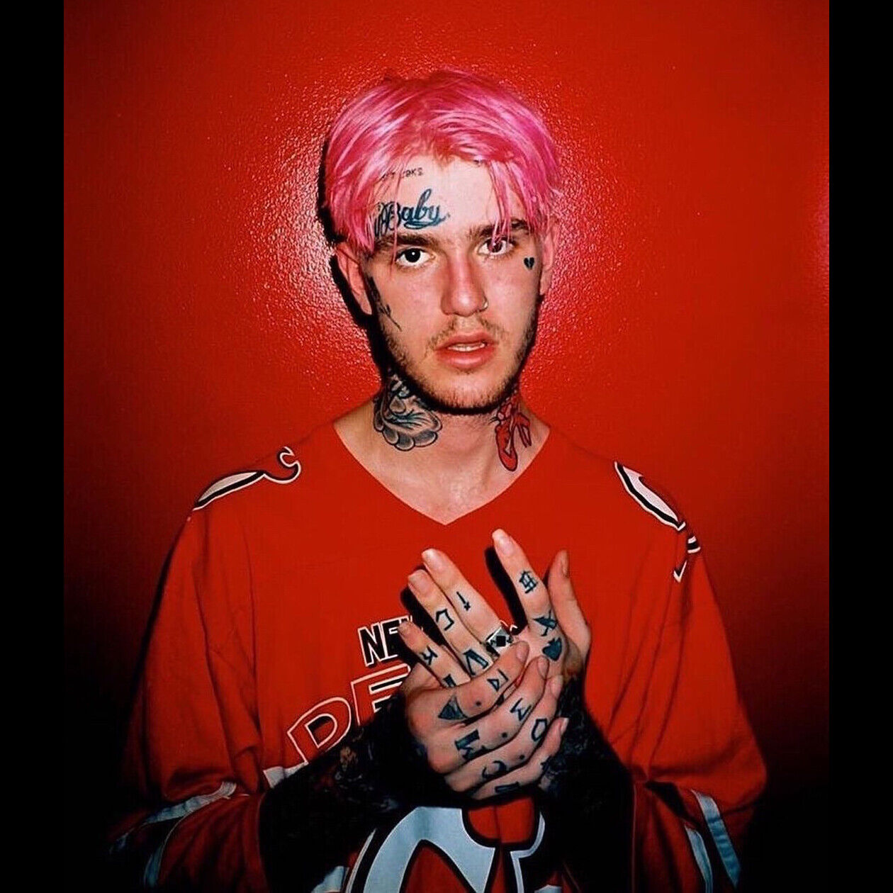 Lil Peep Hellboy Album Cover Art Rap Music Poster