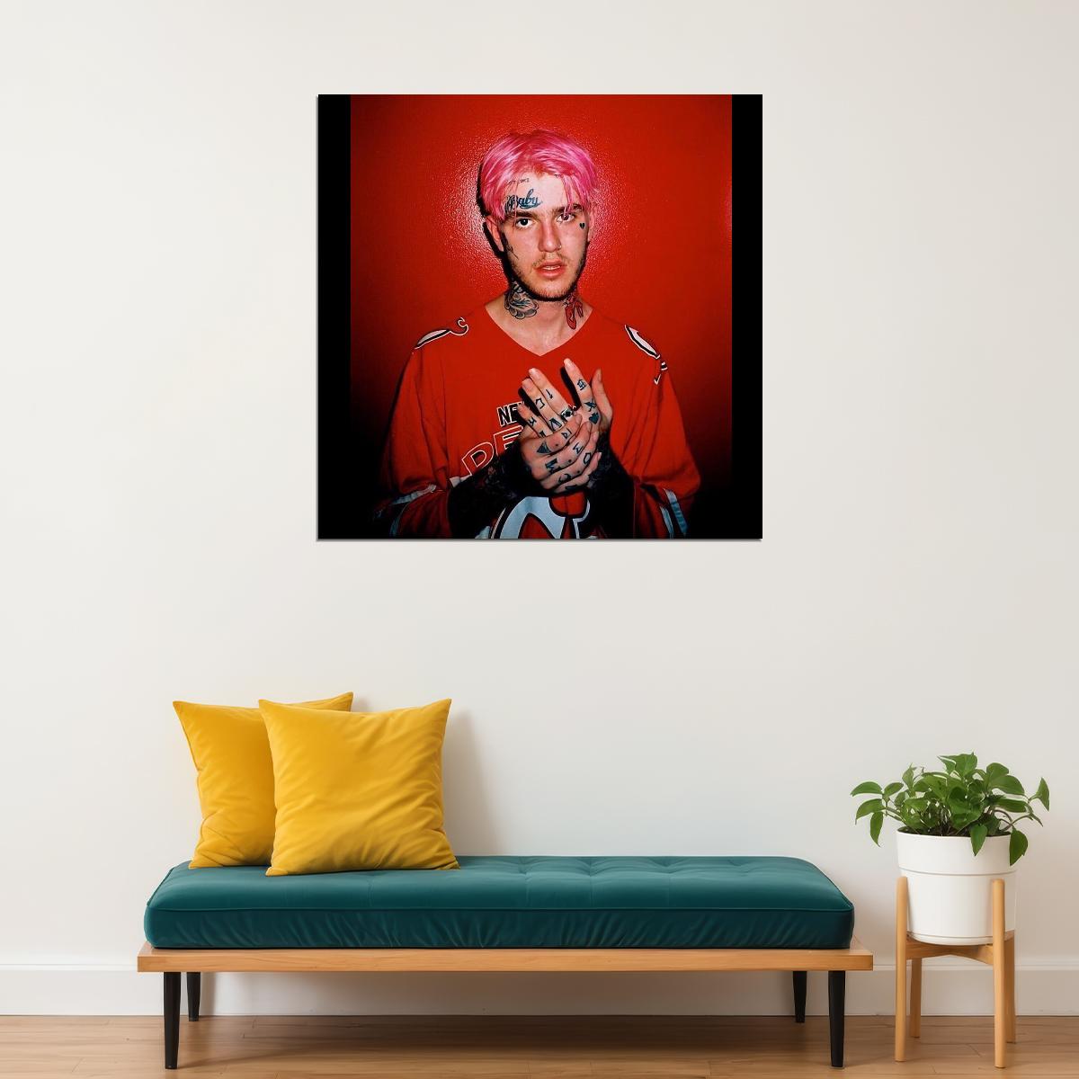 Lil Peep Hellboy Album Cover Art Rap Music Poster