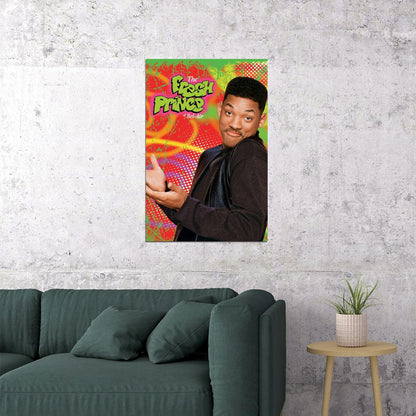 The Fresh Prince Of Bel-air Will Smith Tv Show Poster Iconic 90s Sitcom Art Print