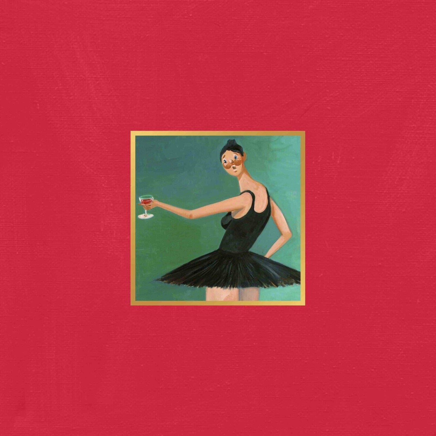 Kanye West My Beautiful Dark Twisted Fantasy Album Cover Art Music Poster Rap Wall Print