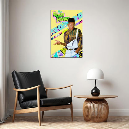 The Fresh Prince Of Bel-air Will Smith Tv Show Poster Iconic 90s Sitcom Art Print