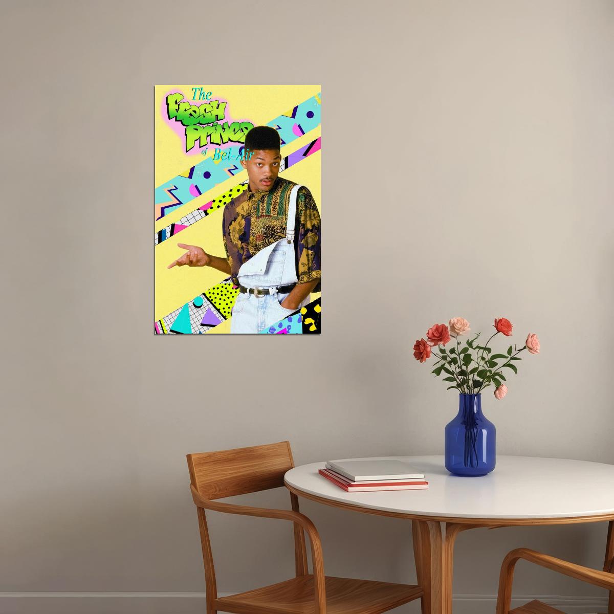 The Fresh Prince Of Bel-air Will Smith Tv Show Poster Iconic 90s Sitcom Art Print