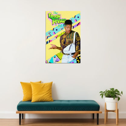 The Fresh Prince Of Bel-air Will Smith Tv Show Poster Iconic 90s Sitcom Art Print