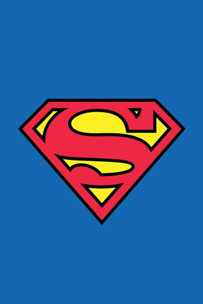 Superman Comic Book Poster Iconic Dc Superhero Wall Art