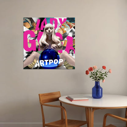 Lady Gaga Artpop Album Cover Art Music Poster Pop Singer Wall Print