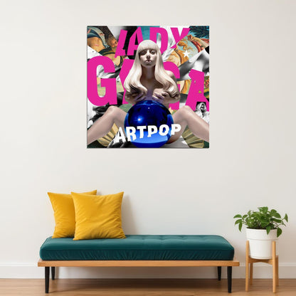 Lady Gaga Artpop Album Cover Art Music Poster Pop Singer Wall Print