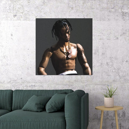 Travis Scott Rodeo Album Cover Art Rap Music Poster Iconic Hip Hop Artist Print