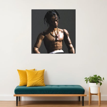 Travis Scott Rodeo Album Cover Art Rap Music Poster Iconic Hip Hop Artist Print