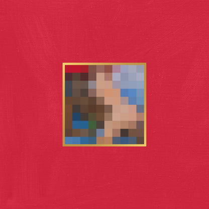 Kanye West My Beautiful Dark Twisted Fantasy Album Cover Art Music Poster Rap Wall Print