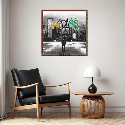 Joey Badass Bada$$ Music Poster Rap Artist Wall Art