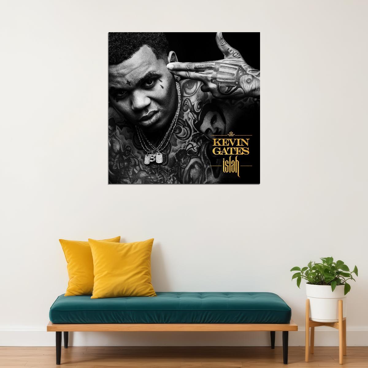 Kevin Gates Islah Album Cover Art Music Poster Rap Wall Print