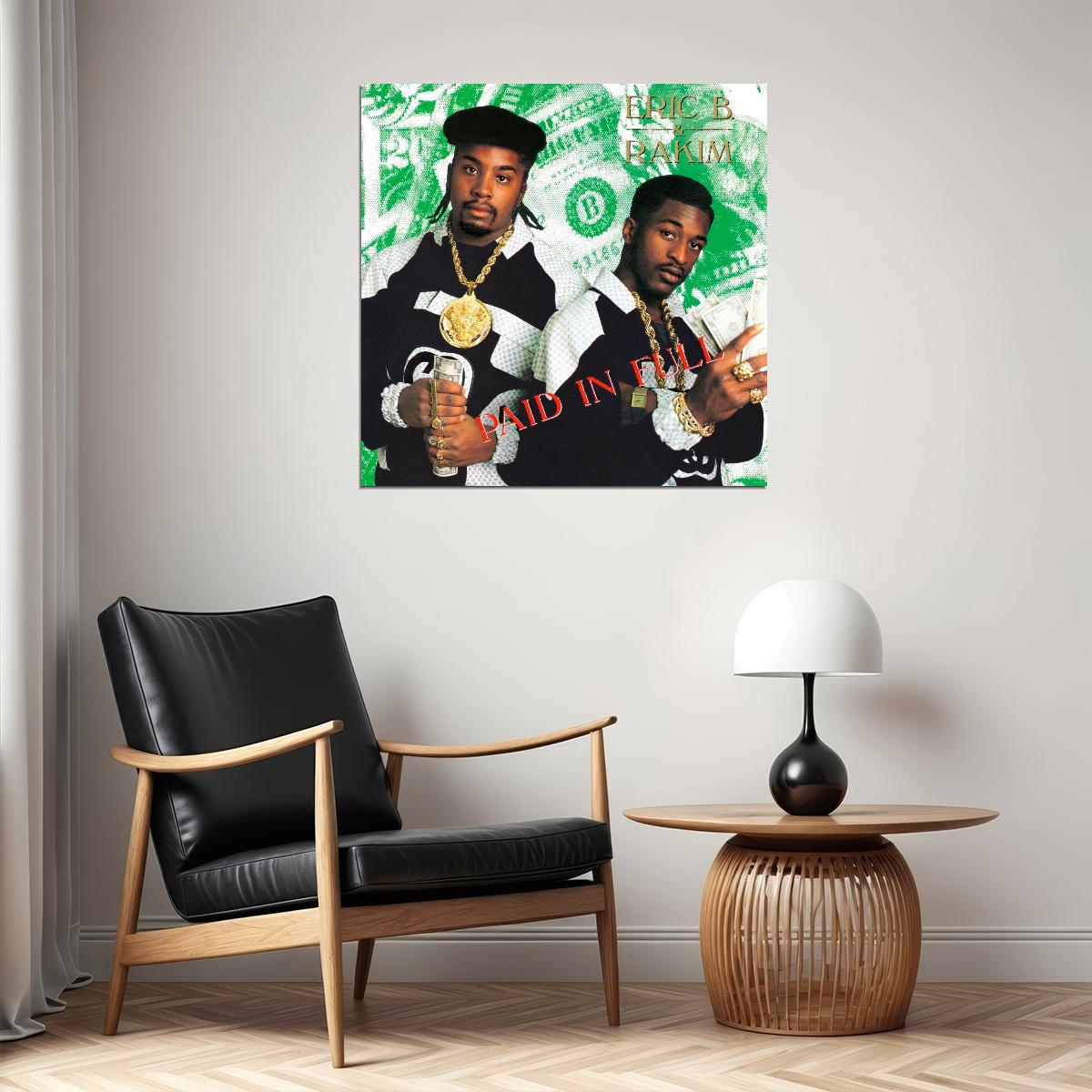 Eric B. & Rakim Paid In Full Album Cover Art Hip-hop Music Poster Rap Duo Print