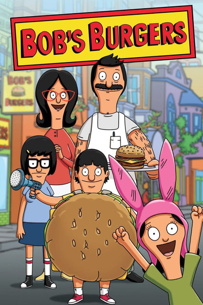 Bob's Burgers Animated Series Poster Comedy Show Wall Art Tv Series Print