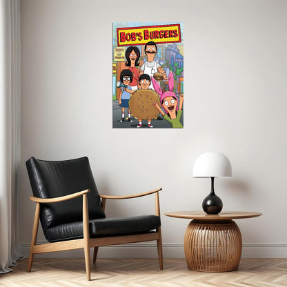 Bob's Burgers Animated Series Poster Comedy Show Wall Art Tv Series Print