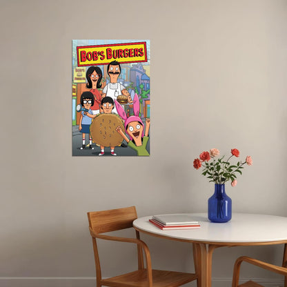 Bob's Burgers Animated Series Poster Comedy Show Wall Art Tv Series Print