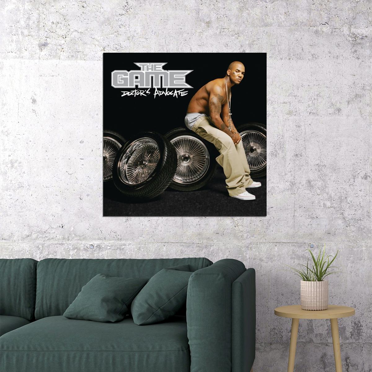 The Game Doctor's Advocate Album Cover Art Rap Music Poster Iconic Hip Hop Artist Print