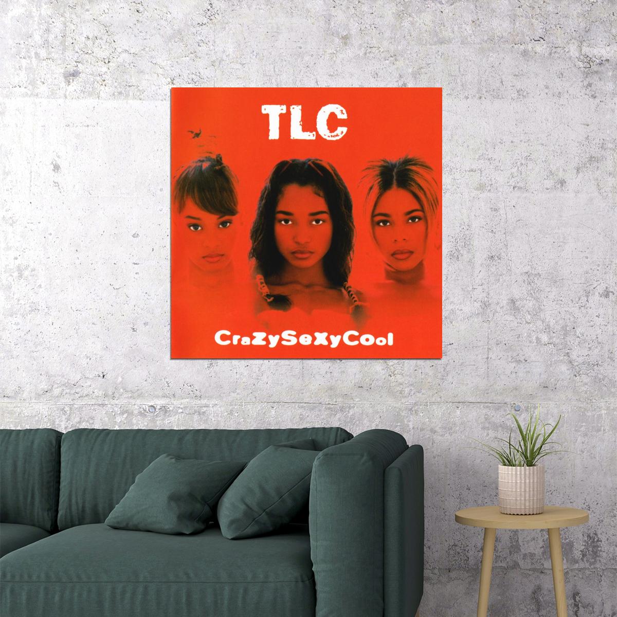 Tlc Crazysexycool Album Cover Art Music Poster Iconic R&b Group Print