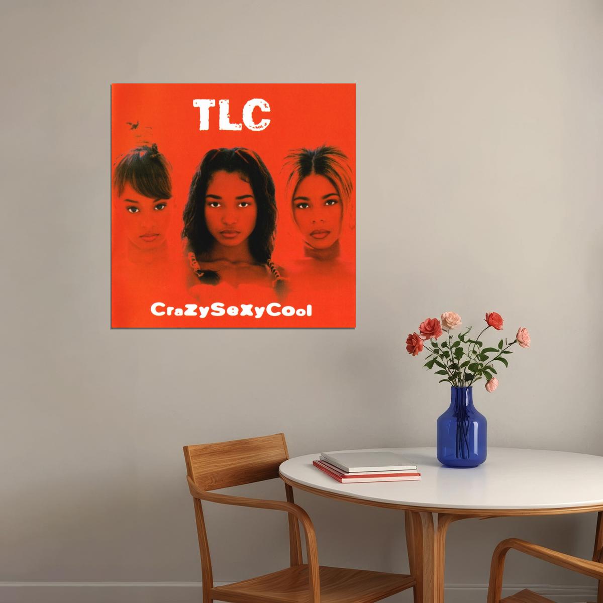 Tlc Crazysexycool Album Cover Art Music Poster Iconic R&b Group Print